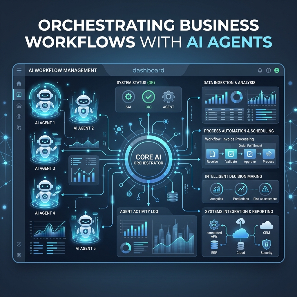 Autonomous AI Multi-Agent Enterprise Architecture Diagram