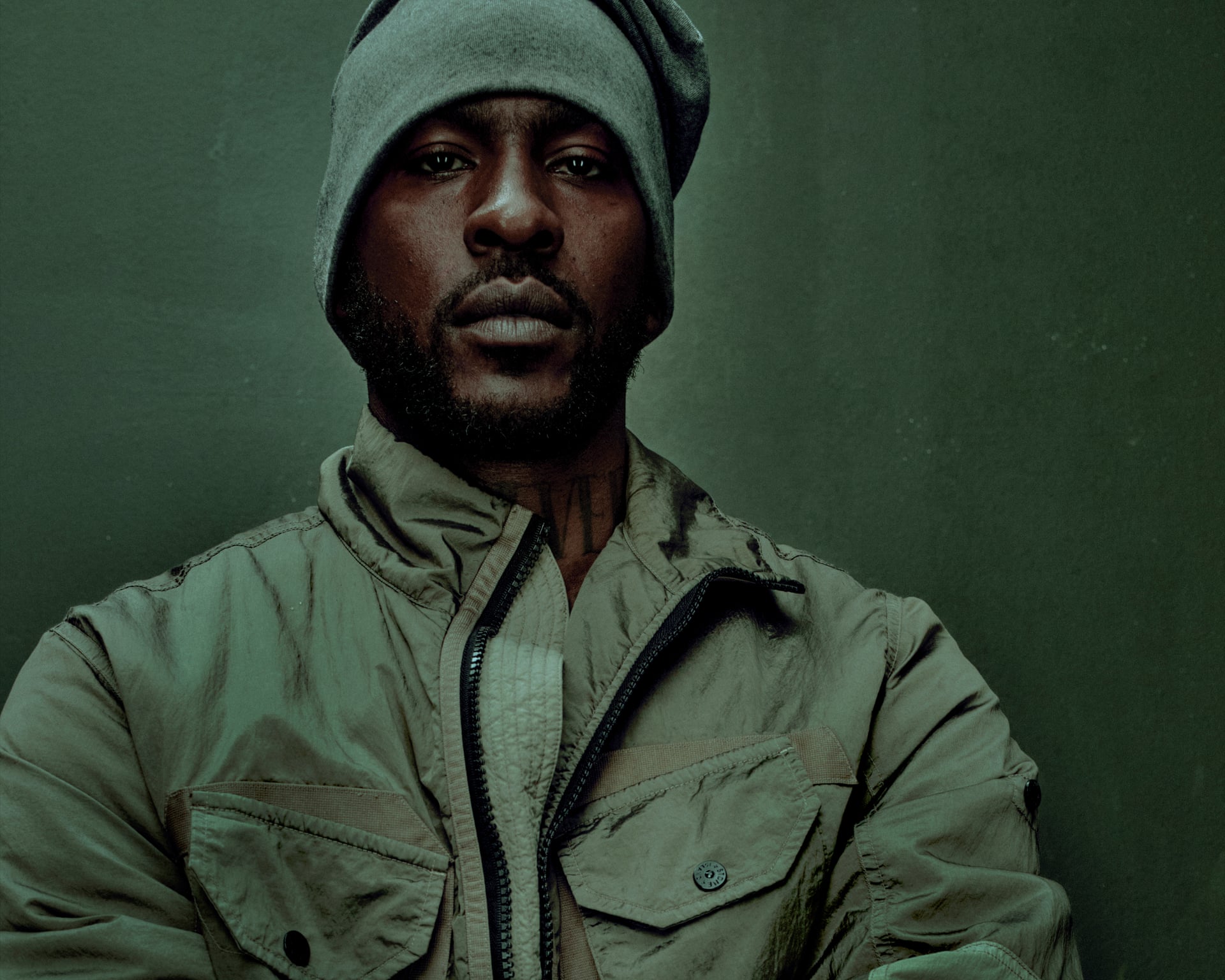 Skepta portrait shot on location for The Guardian interview 2026