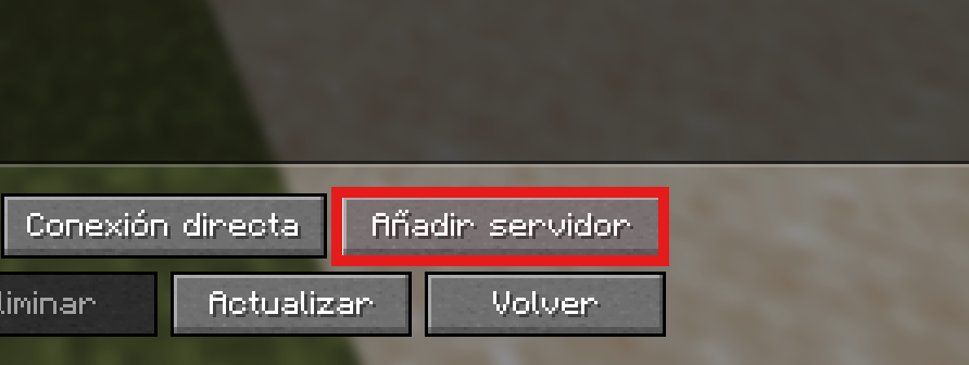 Paso 2 para conectar a CdeCube Network: Hacer clic en Añadir Servidor
