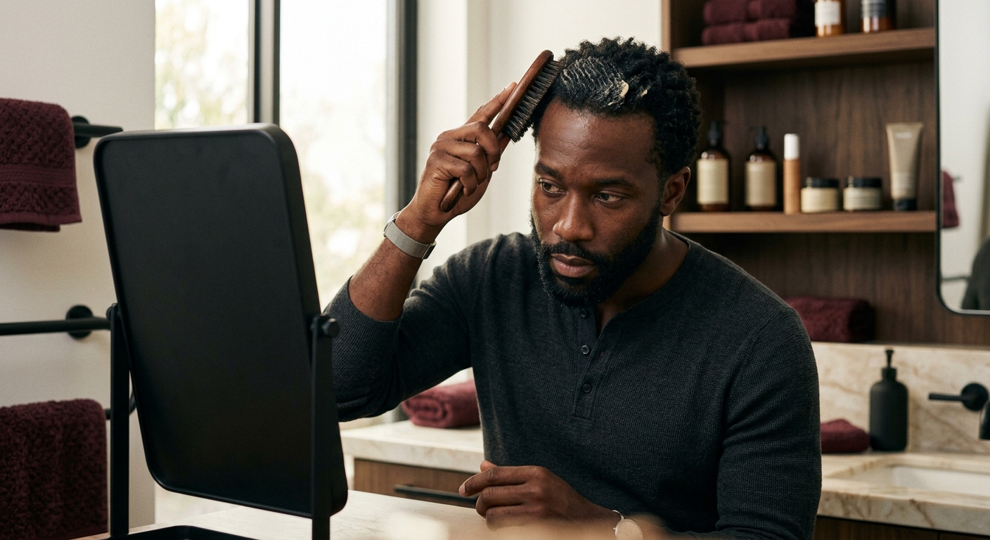 Commercial Hair Products for Black Men - technique for Black men
