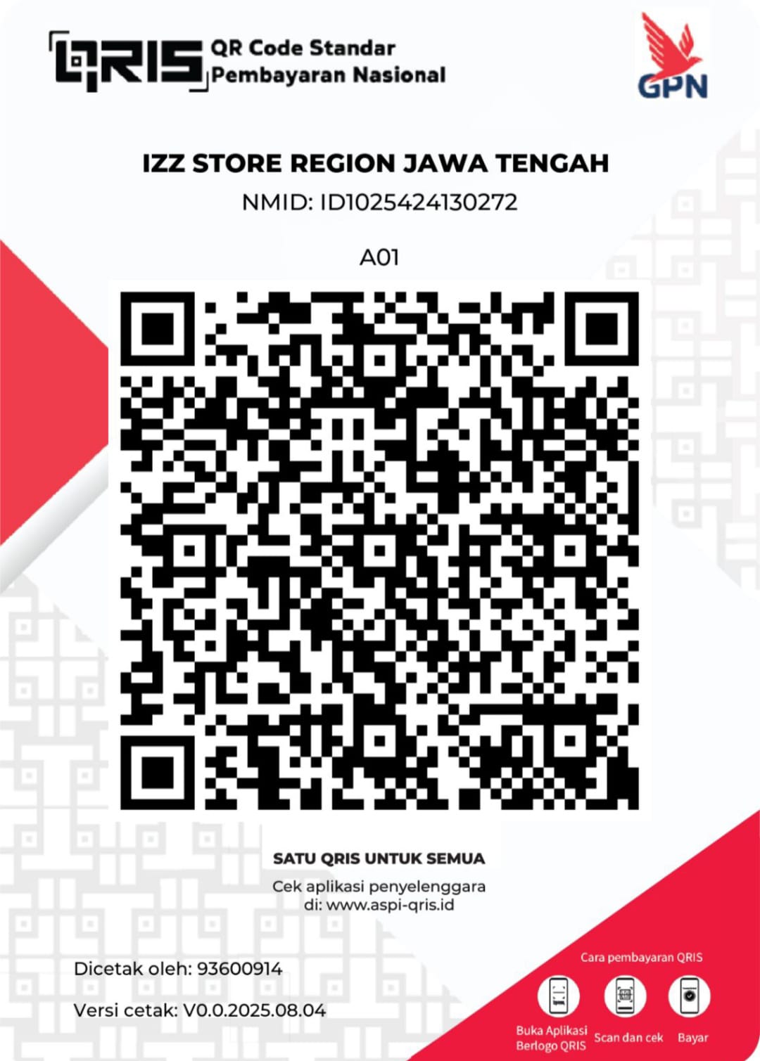 Kode QRIS Pembayaran