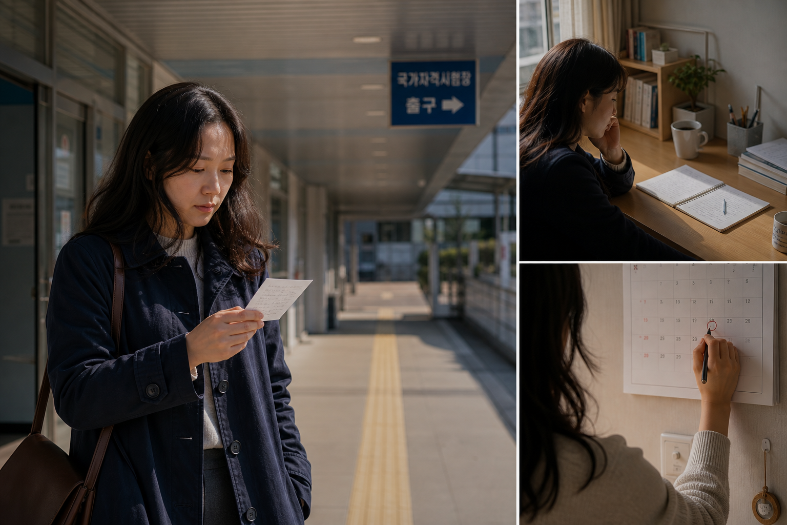 CBT 공식 가답안과 시험 직후 결과, 최종 발표를 서로 구분하는 한국 수험자 장면