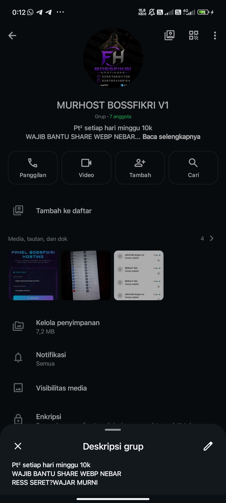 MURID HOSTING