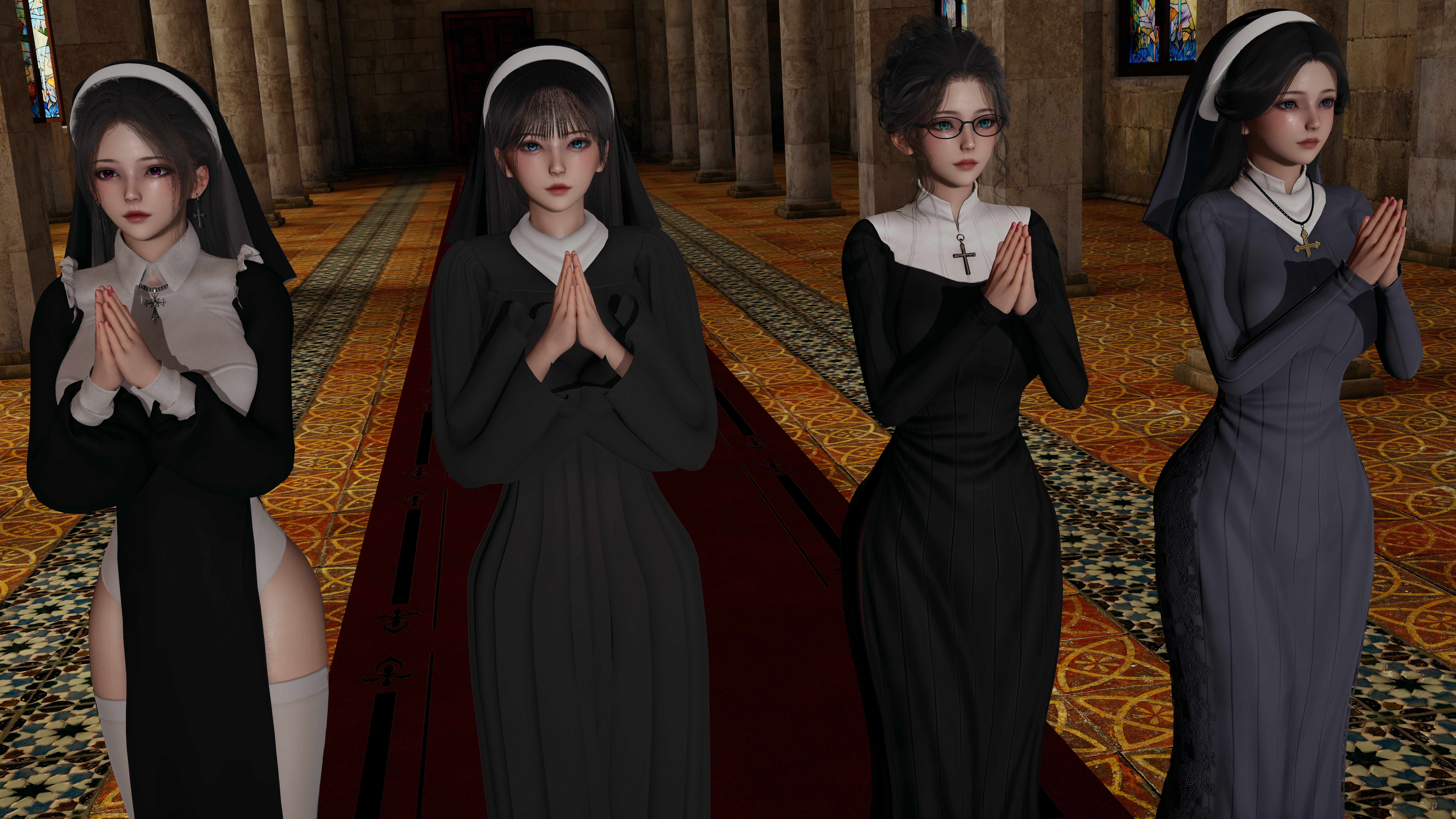 好看的修女服