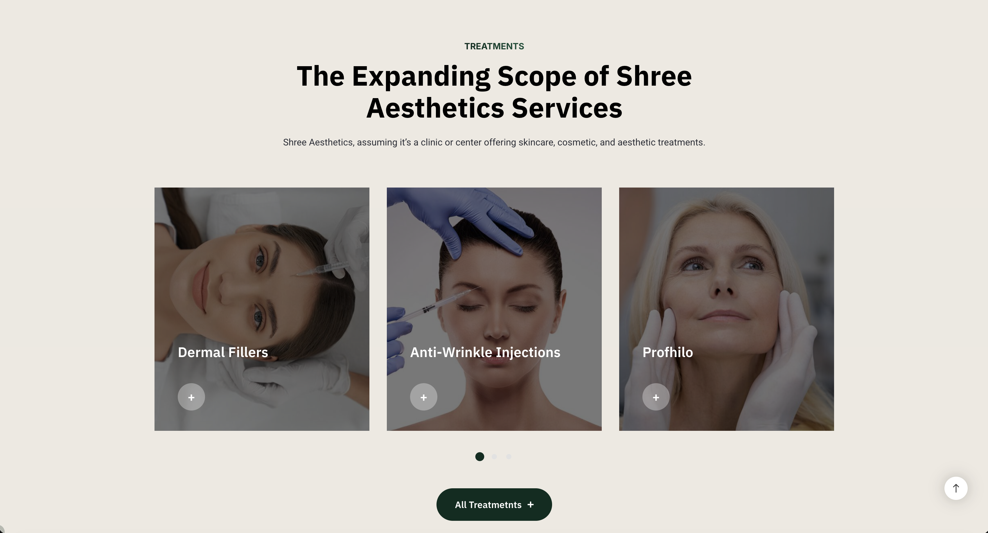 Dr Shree Aesthetics Homepage