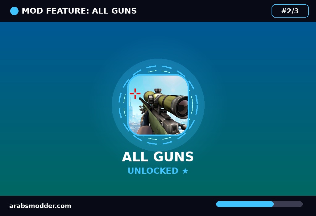 Kill Shot Bravo MOD — guns
