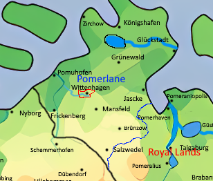 Post-Kummenhennersdorf front lines in Pomerania
