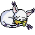 pixel gif of gatomon sleeping
