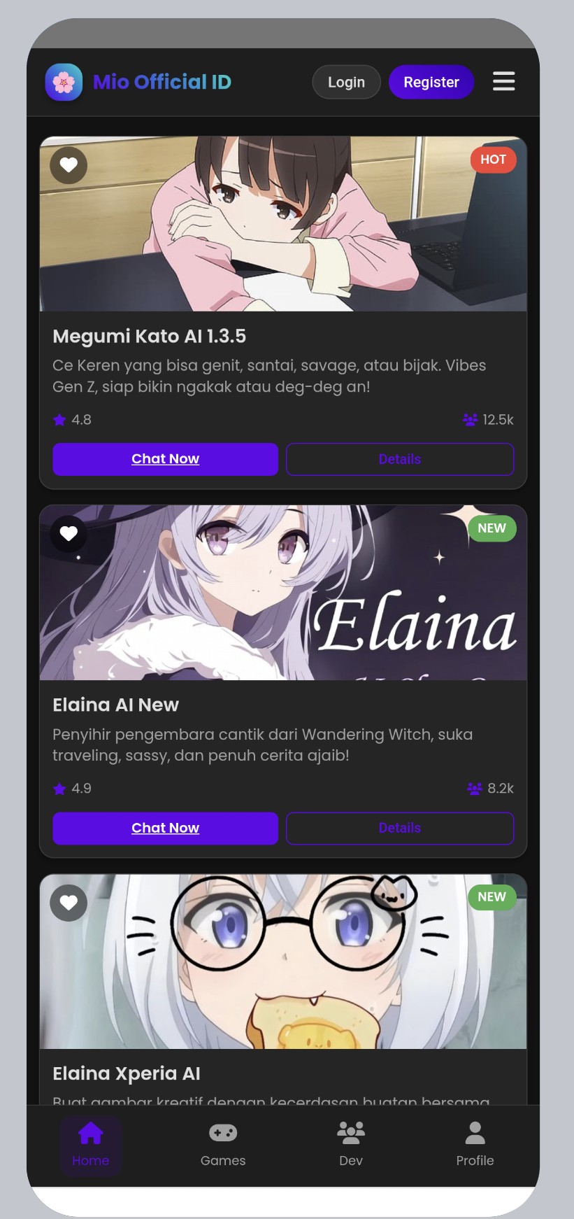 Screenshot Mio Official ID APK