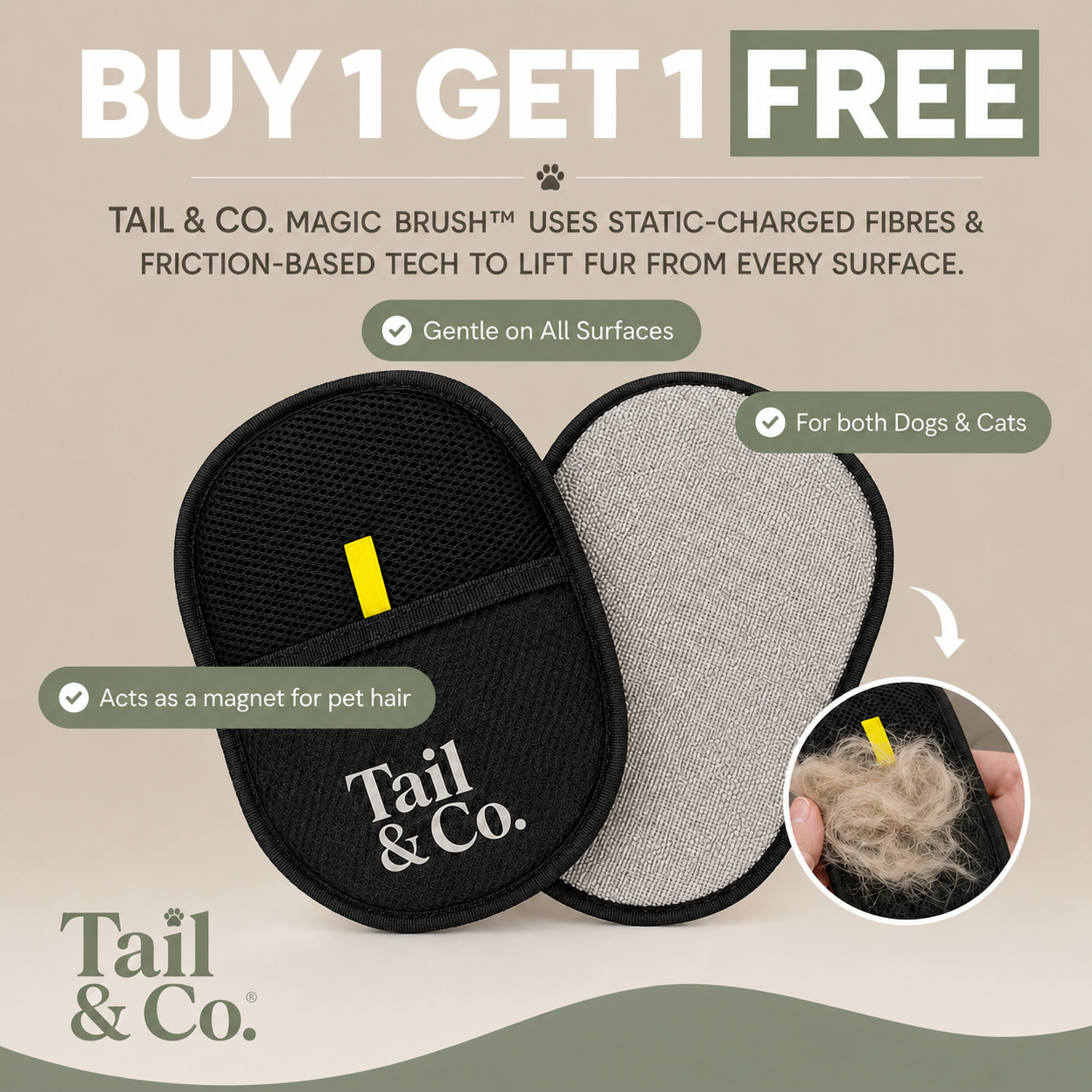 Tail & Co.™ Brush — Buy 1 Get 1 Free