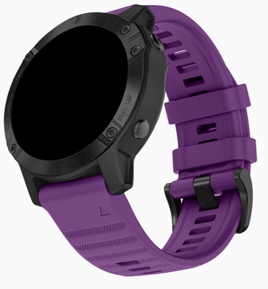 Fialový řemínek 26 mm QuickFit pro hodinky Garmin Fenix 7X