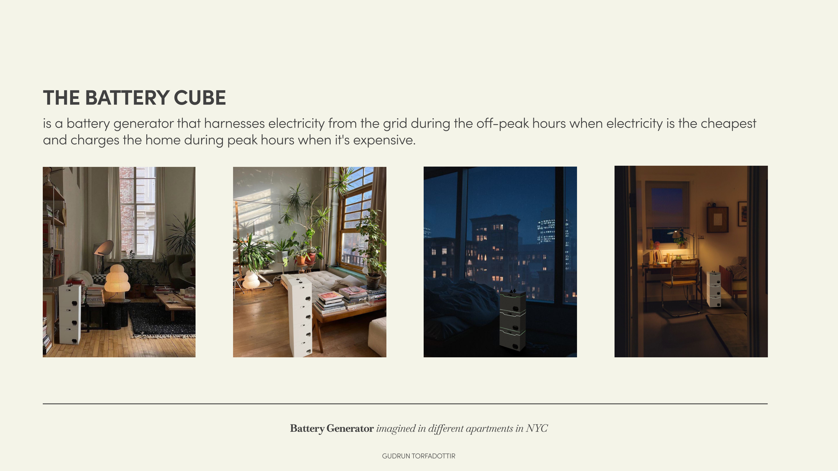 The Battery Cube — Apartments