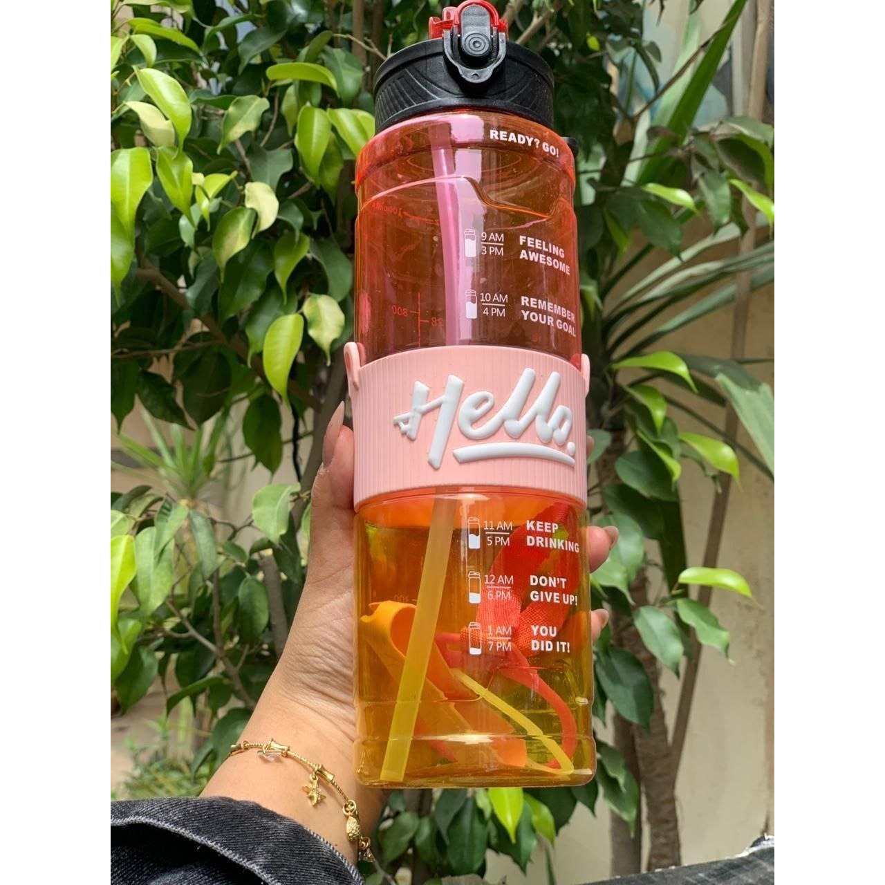 زجاجة مياه Hello سعة 1 لتر