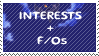 interests , f/os