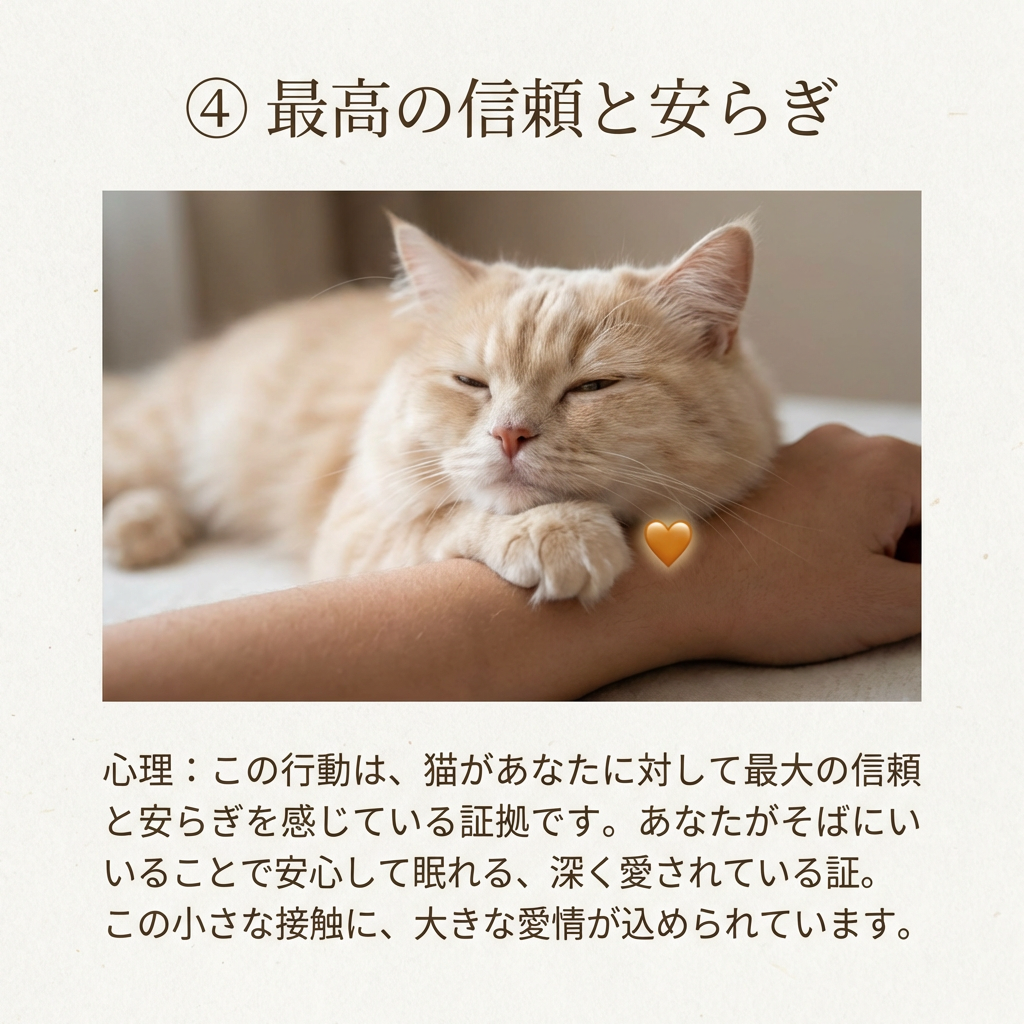 猫が寝ている時に手を乗せる理由を知っていますか？ - Image 6