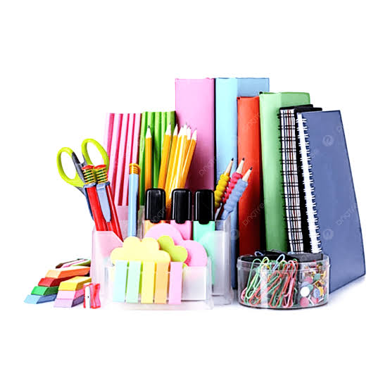 Premium stationery pens and notebooks