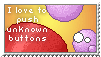 I Love to Push Unknown Buttons Stamp