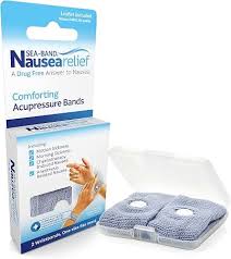 Sea-Band Anti-Nausea Acupressure Wristband, 1 pair (Gray)