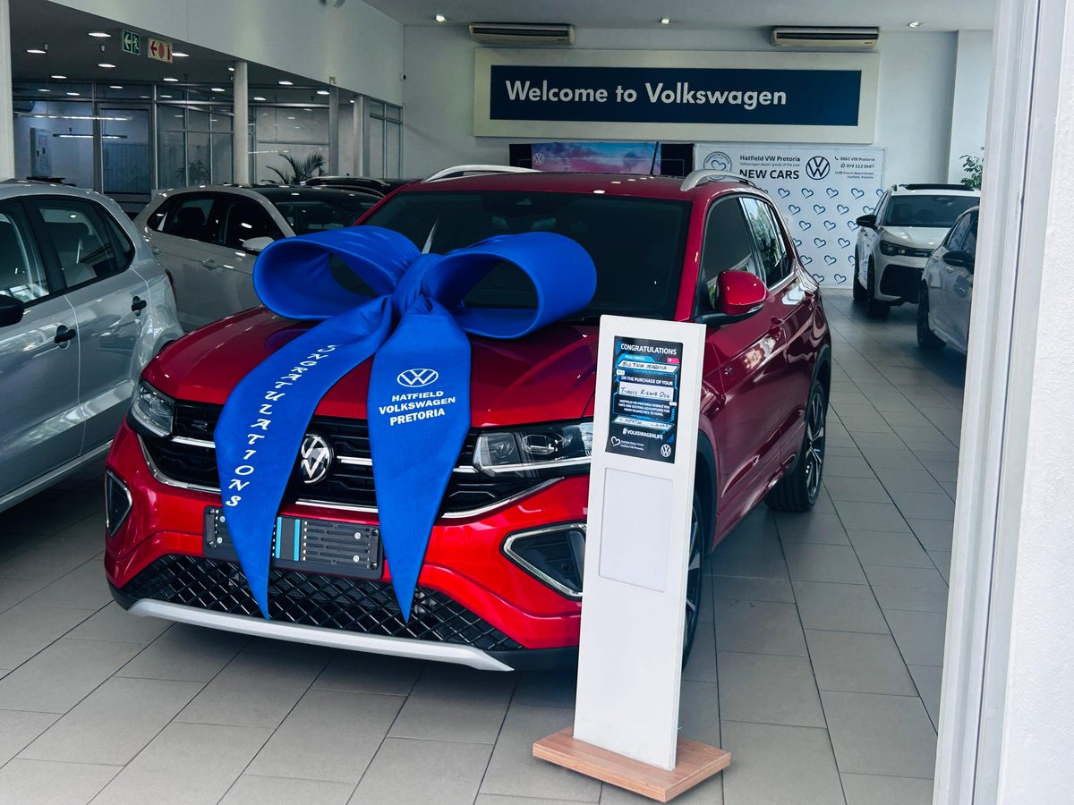 Delivered VW T-Cross 1.0 TSI R-Line at Hatfield Volkswagen Pretoria