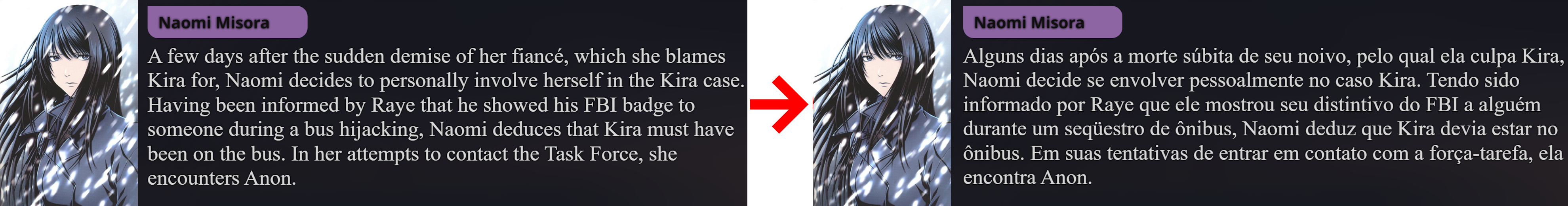 Card Message alt text