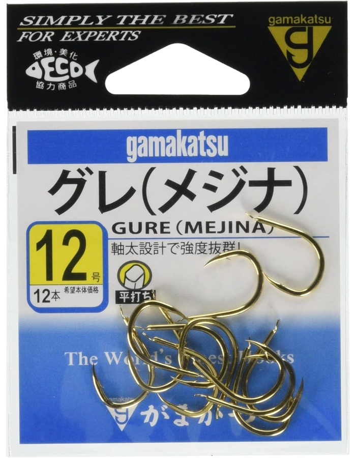 がまかつ(Gamakatsu) グレ(メジナ) フック金 4号