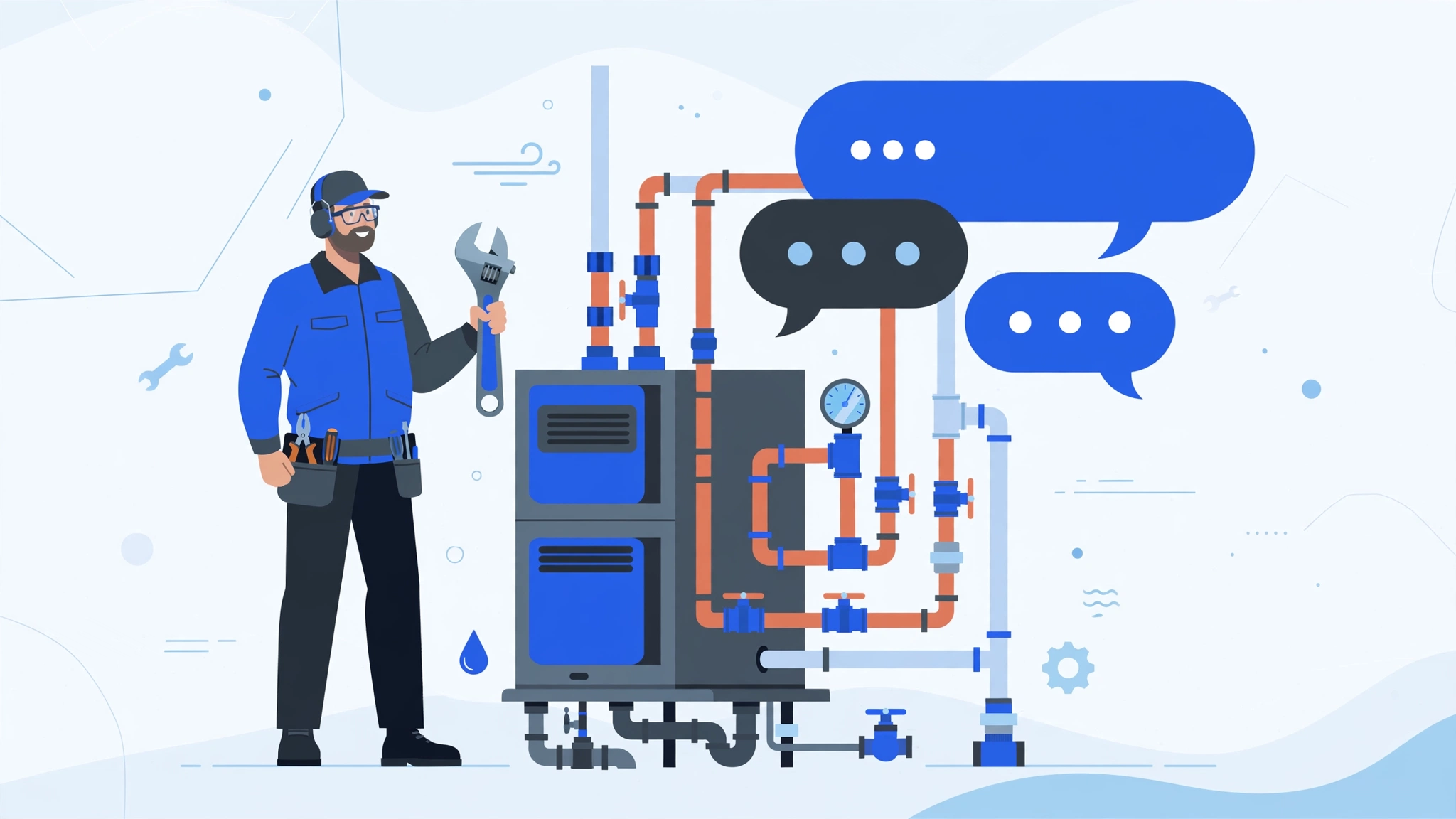 AI Chatbot for Plumbing and HVAC Companies: Book Jobs While You're on the Tools