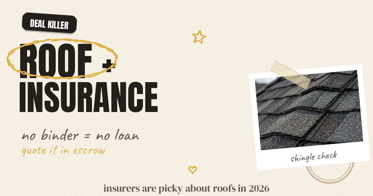 The roof — and whether your insurance company will cover it