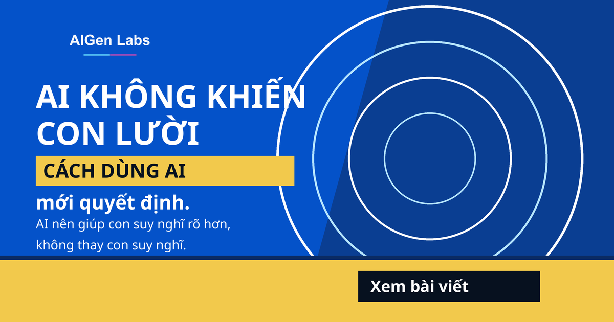 AI không phải là một môn học thêm, mà là năng lực vận hành tương lai