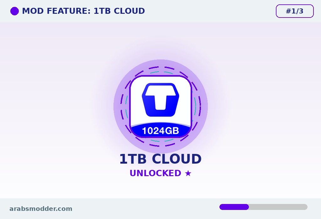 TeraBox MOD — 1TB cloud