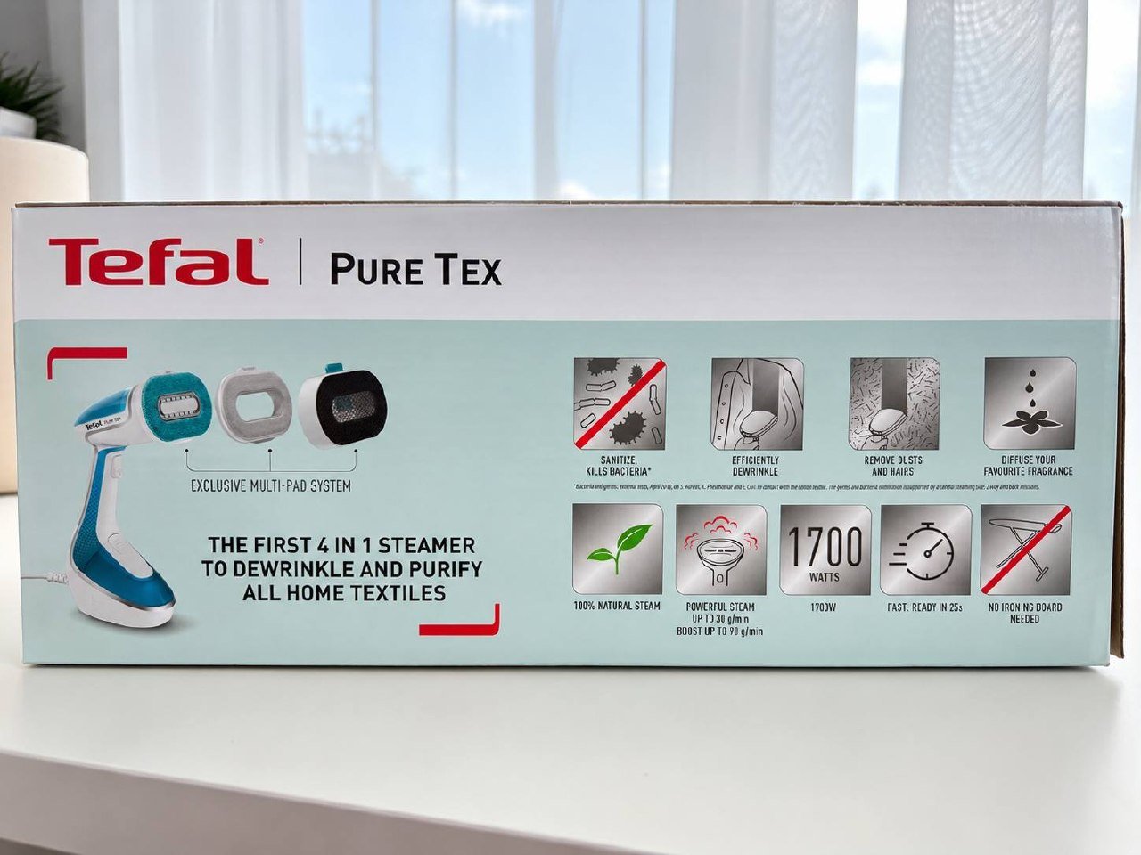 Новый отпариватель Tefal Pure Tex