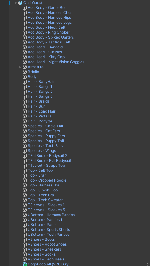 Quest Version Content