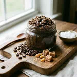 Coffee sugar scrub
