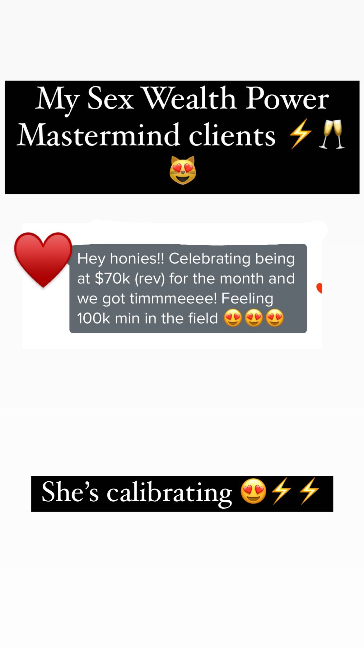 Client 70k month