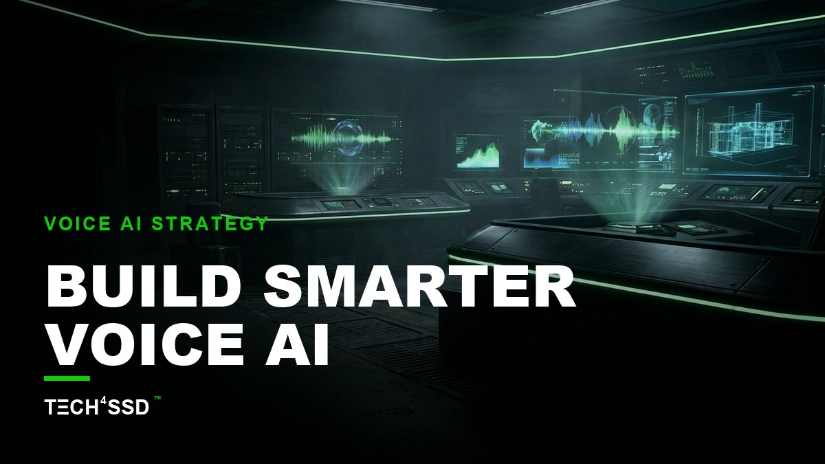 Futuristic interface showing sound waves and data streams, representing a GPT-Live voice assistant in action.