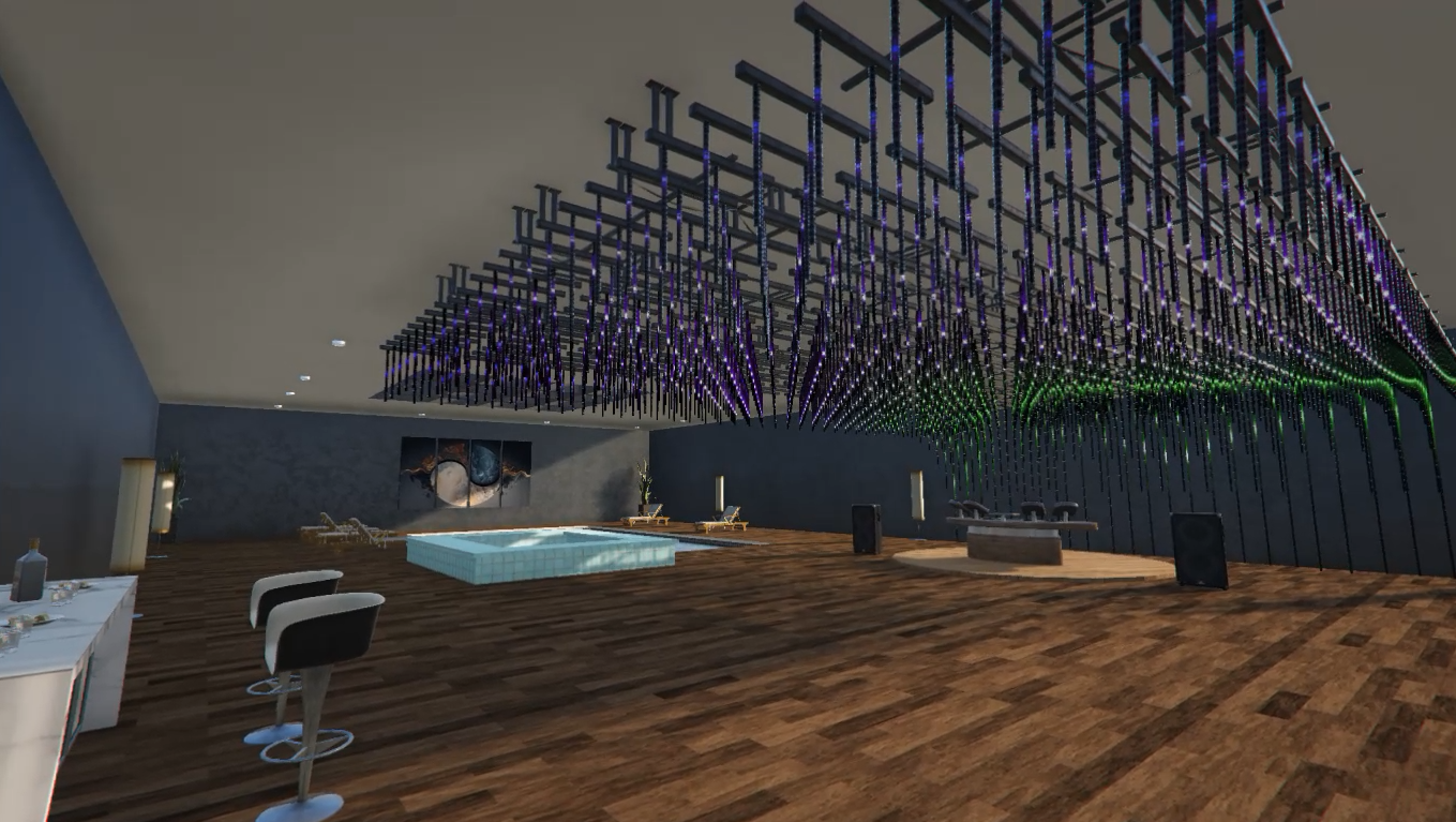 DJ Booth & Underwater Pool