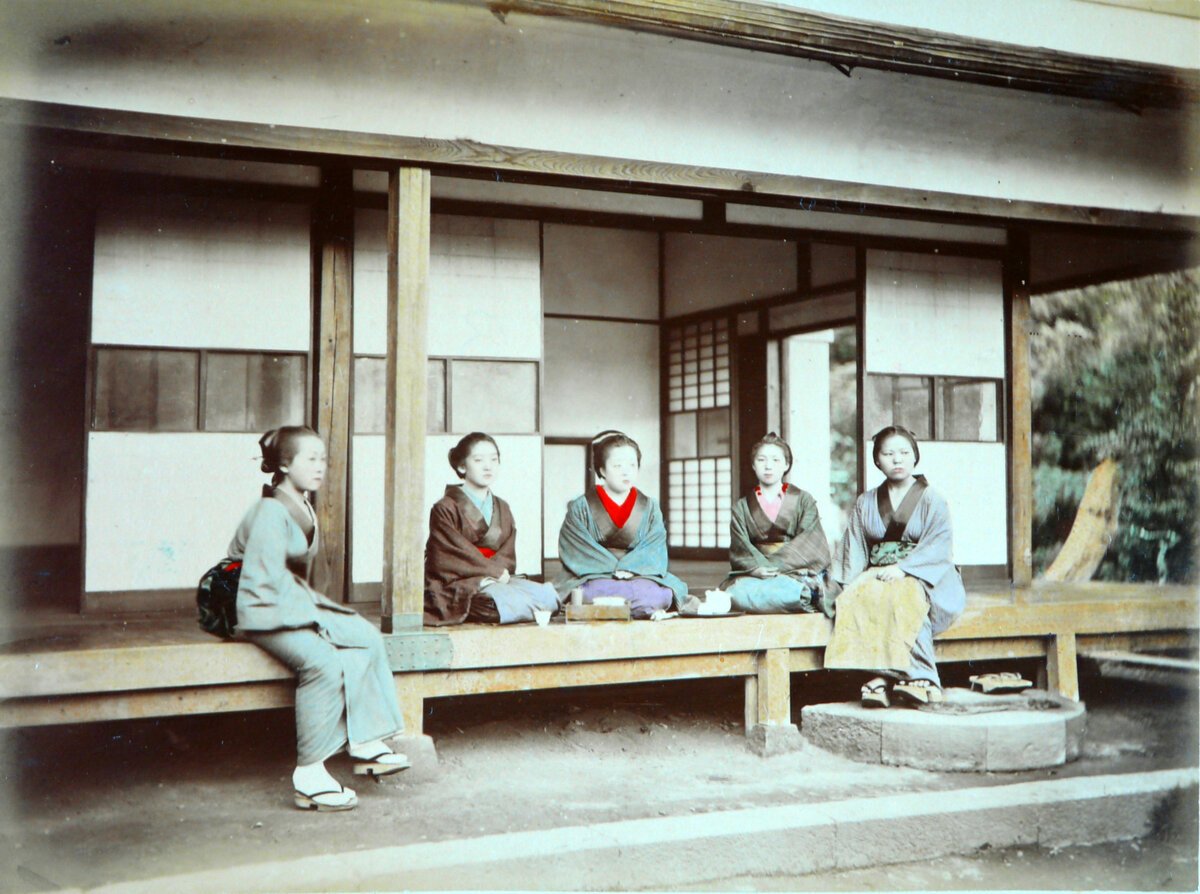 Traditional Japanese engawa corridor demonstrating Ma as transitional space