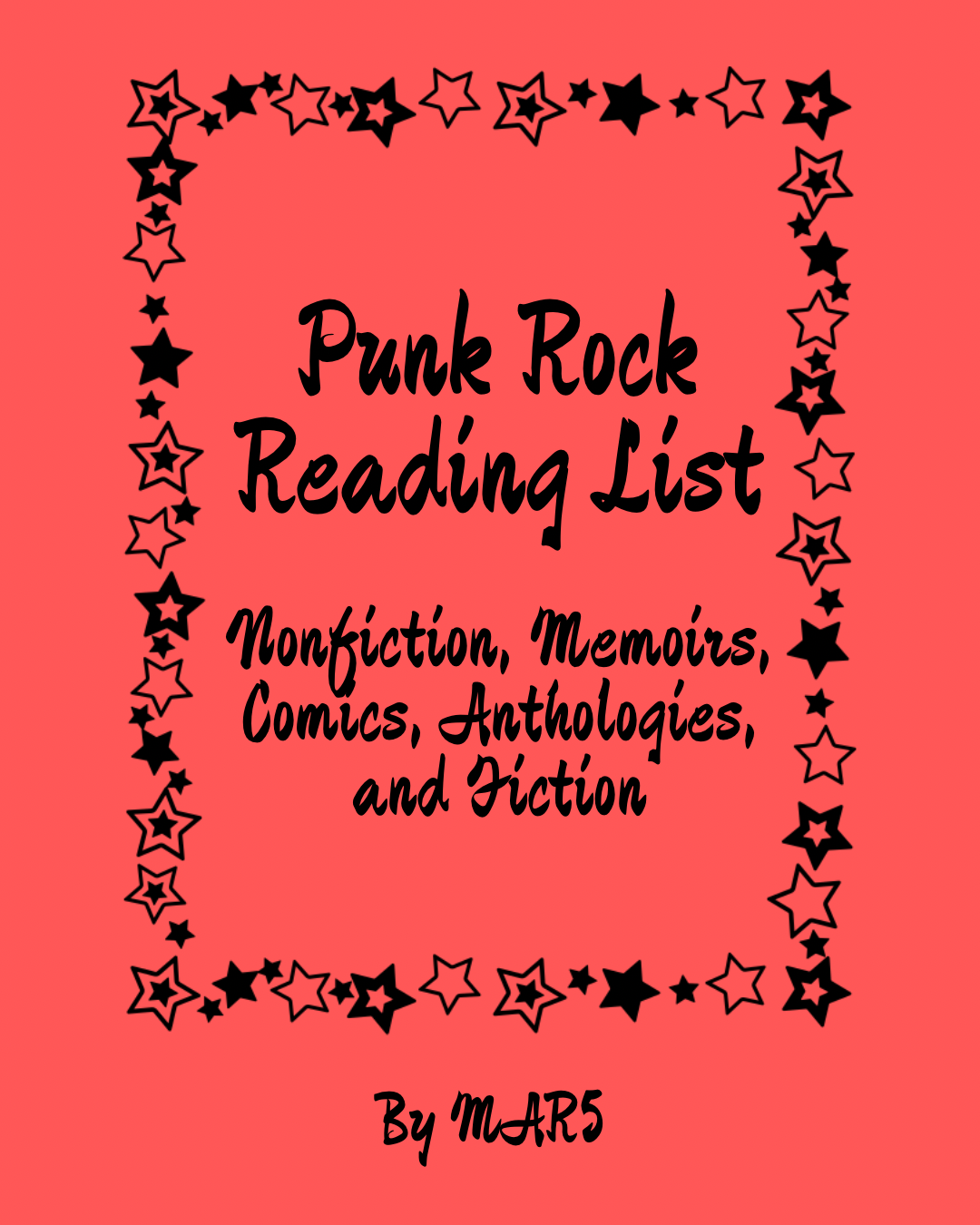 Punk Rock Reading List