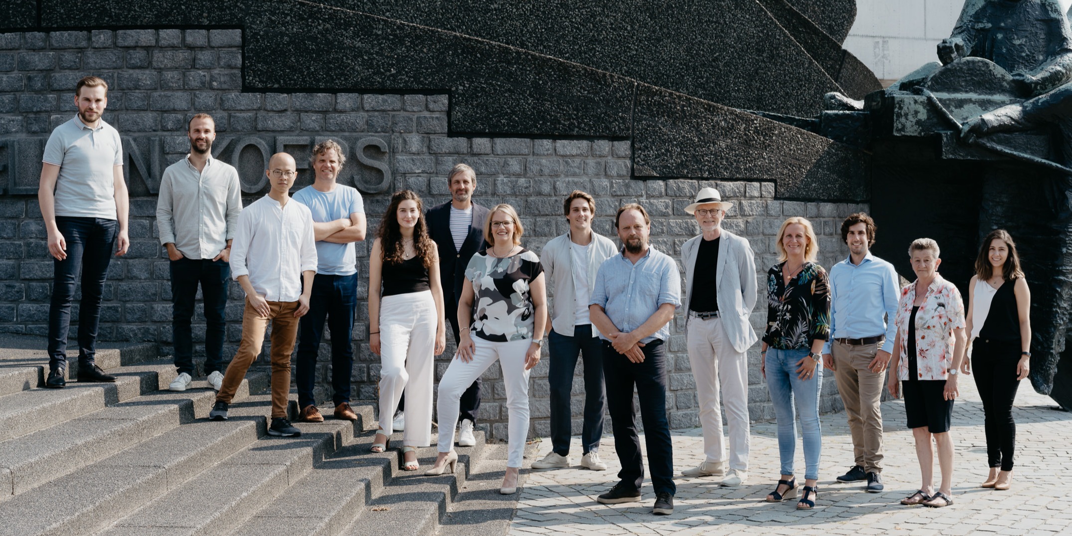 Team group portrait by Mark Hadden