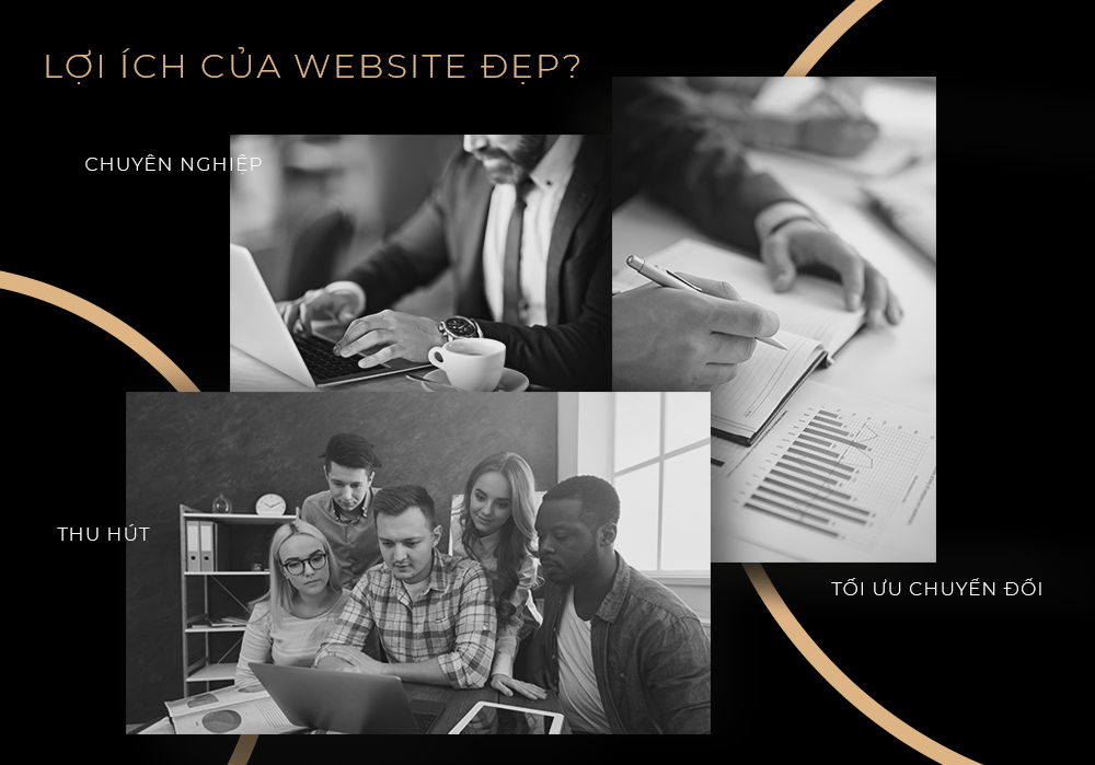 lợi ích thiết kế trang web đẹp