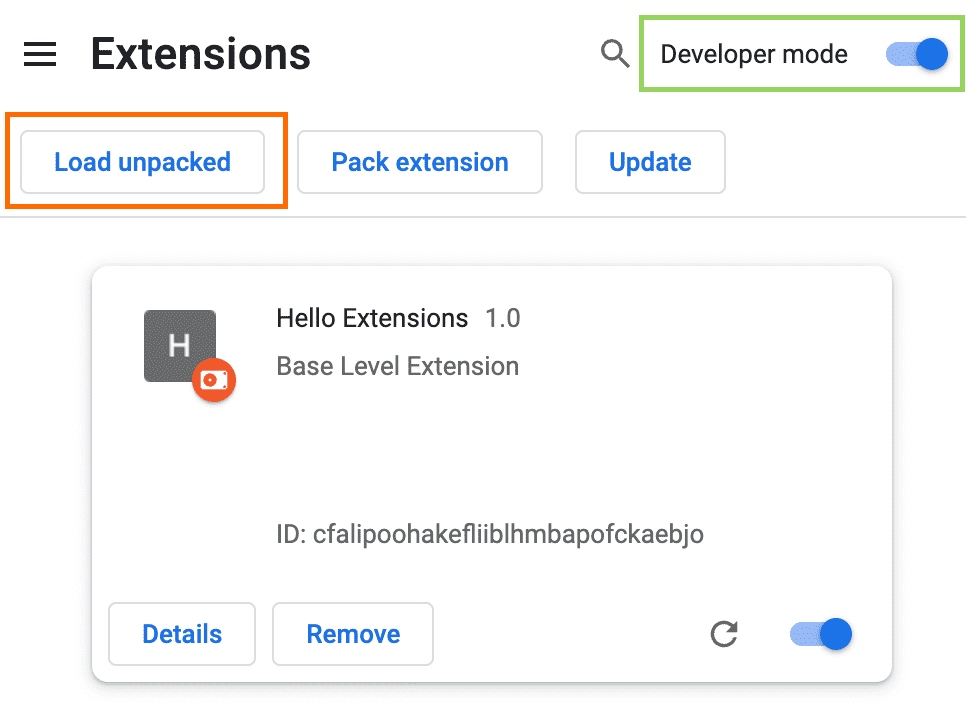 Load Unpacked Extension - Step 4
