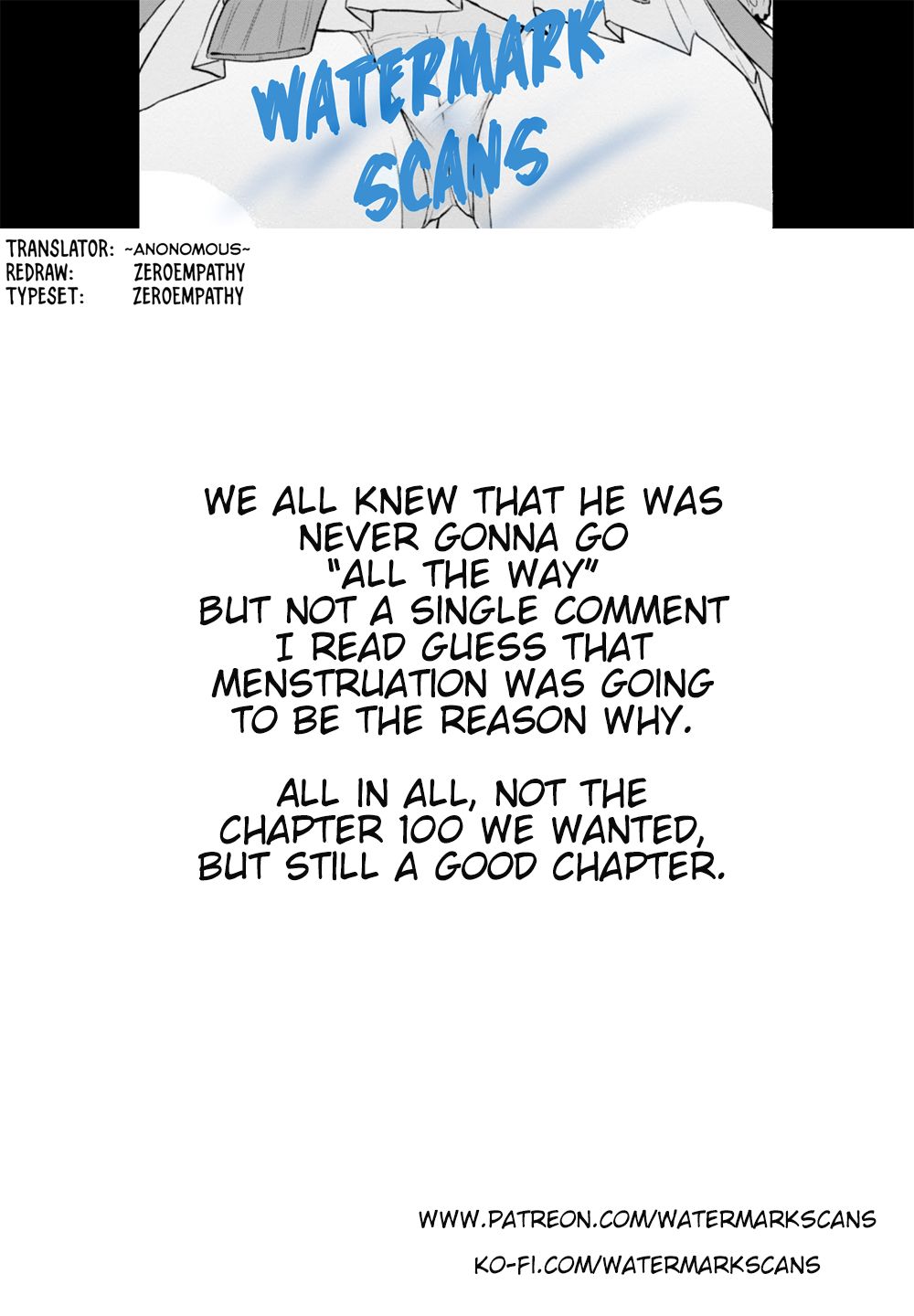 Hajimete no Gal Chapter 100 page