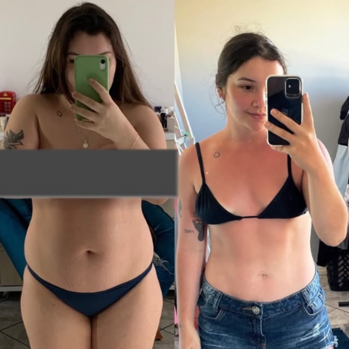 Antes e depois com Drenexx 1