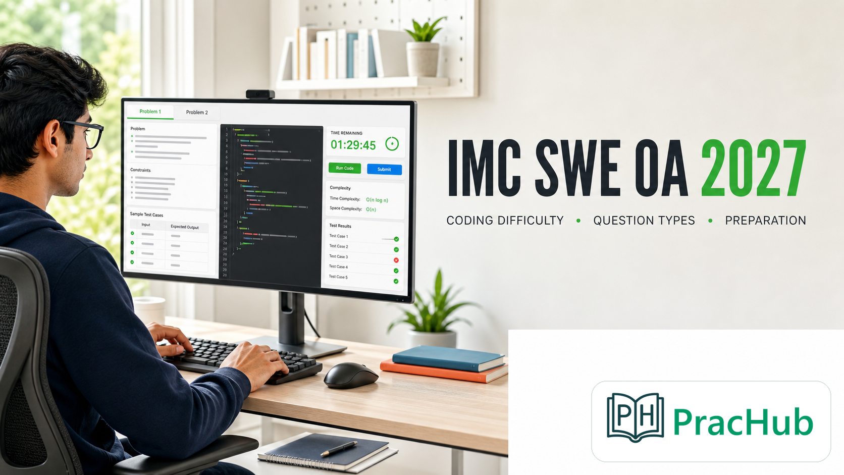 IMC SWE OA 2027 coding difficulty and preparation guide
