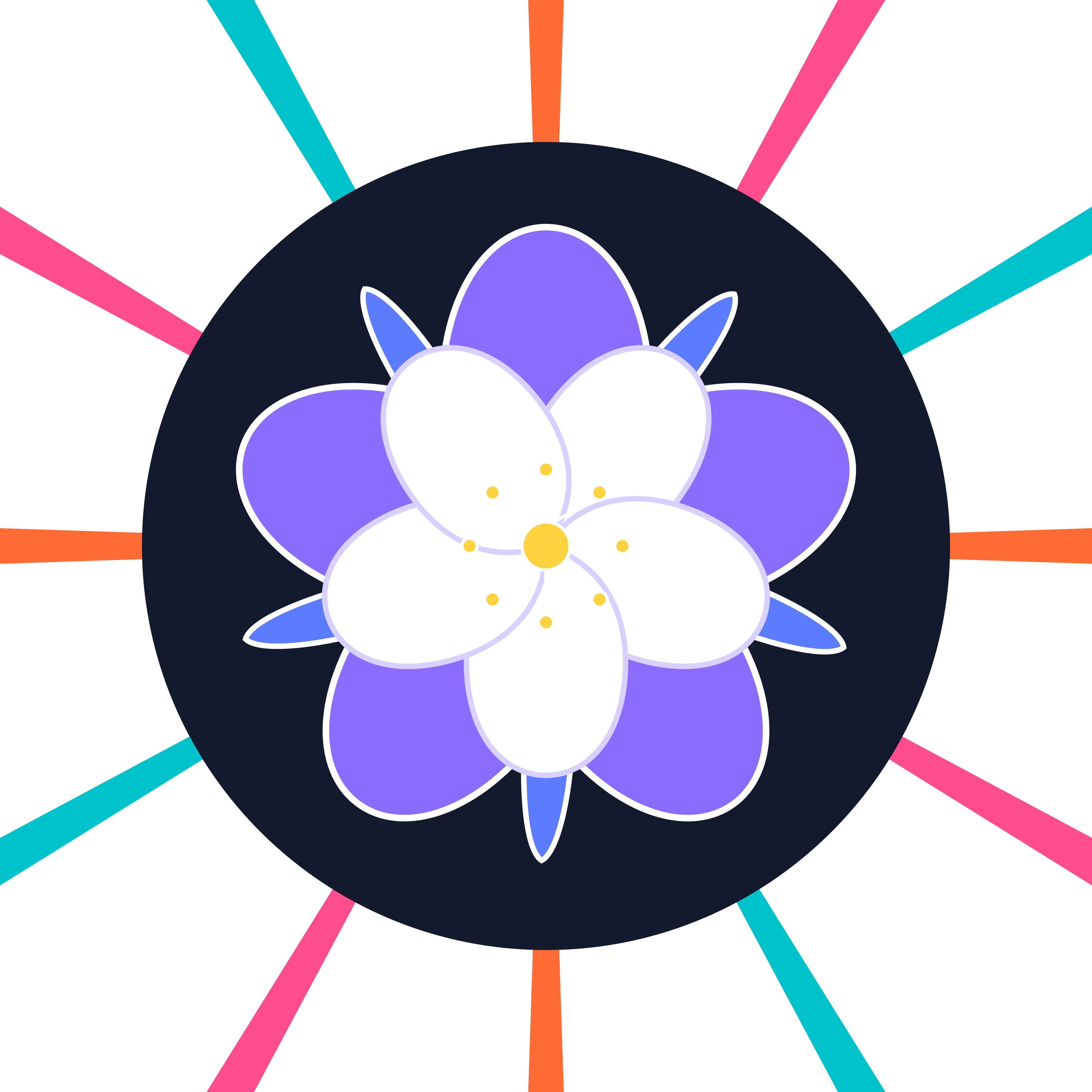 Colorado Blue Columbine — Colorado state flower