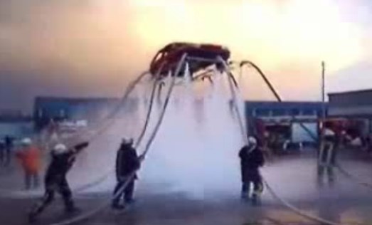 La Fuerza de Reacción en la Operación de Chorros de Agua Con