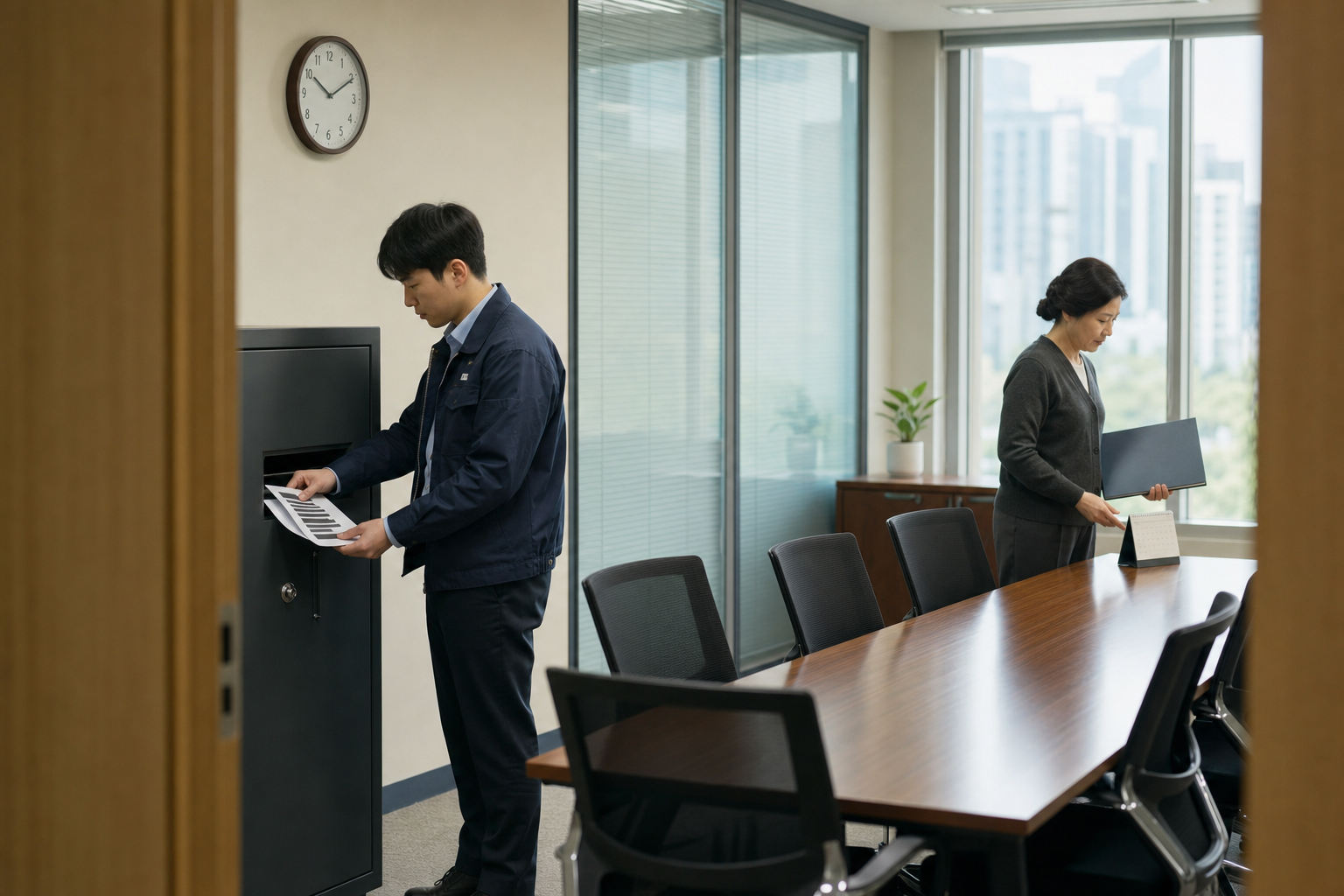 회사 제출 전 결제일·금액·발행 주체와 내부 증빙 기준을 점검하는 회계팀