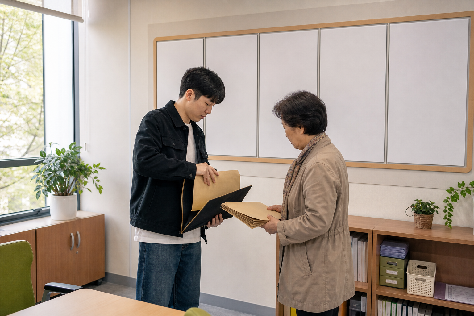 장애유형부터 제출기한까지 다섯 항목을 최종 점검하는 장면