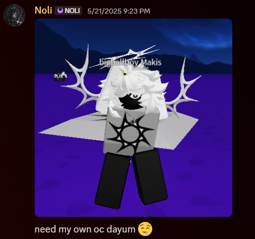 mel sexualizing her own oc, saying that she "needed" them