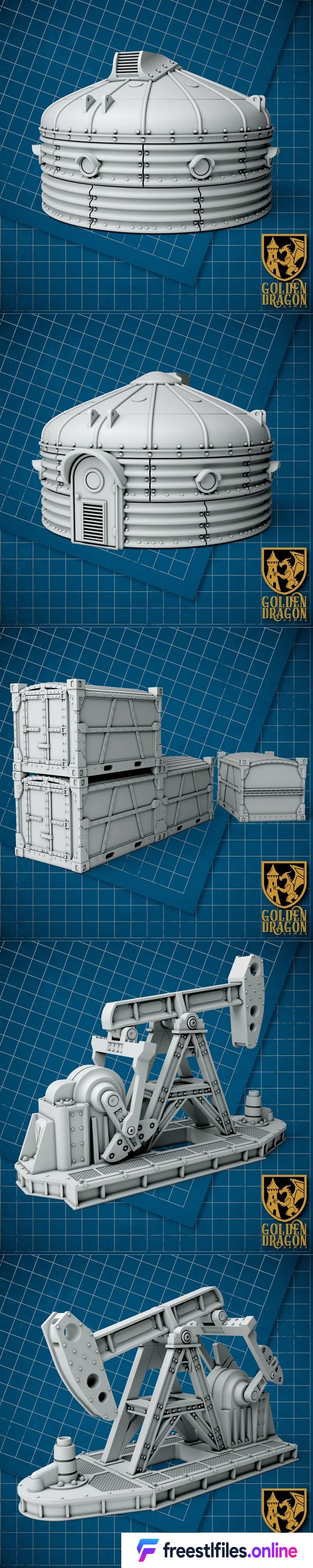 Golden Dragon Games July 2026 STL Render