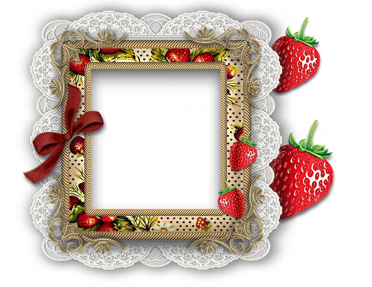 strawberry lace frame